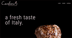 Desktop Screenshot of cardonesrestaurant.com